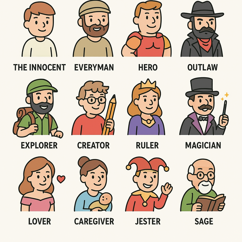 The 12 Brand Archetypes.